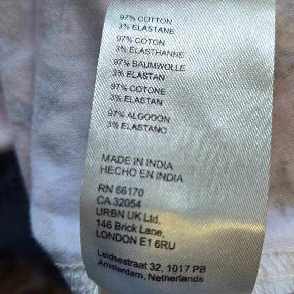 Free People Floral Puff Sleeve Crop Top L NEW Cottagecore Boho Peasant Milkmaid - Picture 6 of 10